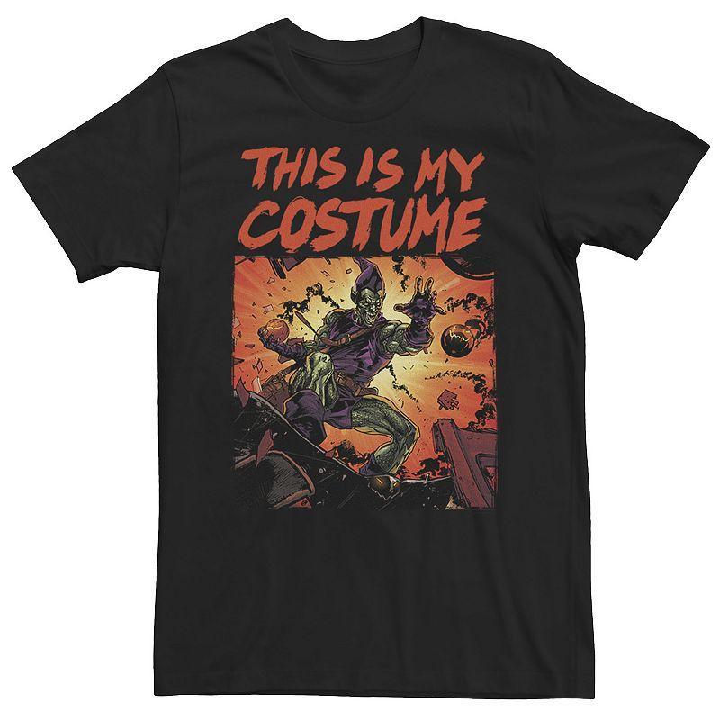 Marvel Mens Classic Green Goblin Halloween Costume Short Sleeve T-Shirt Product Image