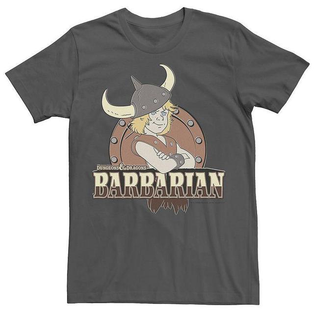 Mens Dungeons & Dragons Barbarian Logo Tee Grey Product Image