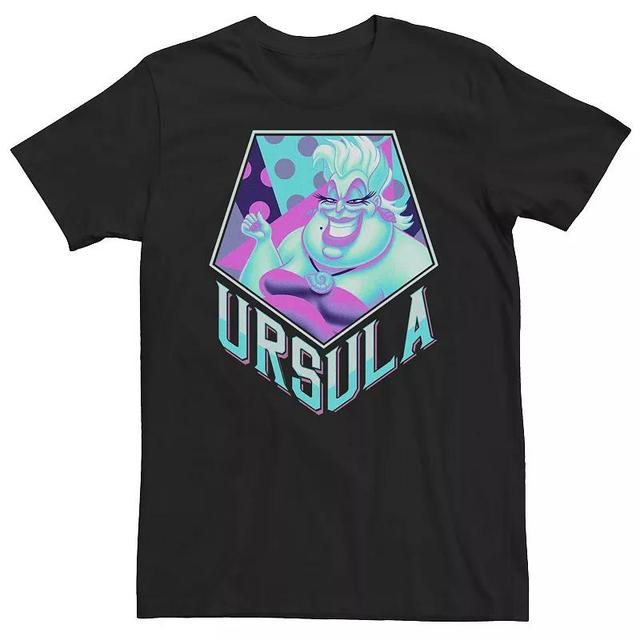 Big & Tall Disney Little Mermaid Ursula Pop Art Tee, Mens Product Image