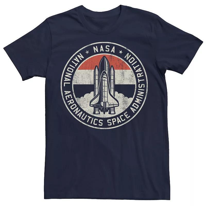 Mens NASA Definition Circle Shuttle Logo Tee Blue Product Image