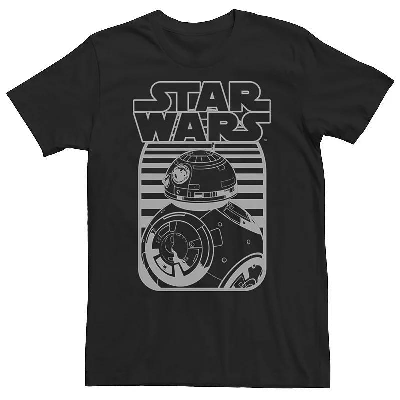 Big & Tall Star Wars BB-8 Episode 7 & White Tee, Mens Product Image