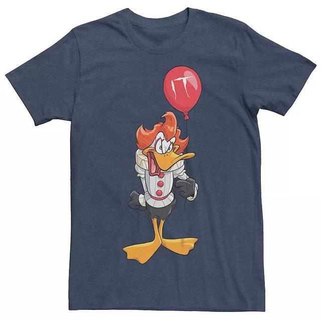 Mens WB The 100 Looney Tunes Daffy Duck It Graphic Tee Navy Grey Product Image