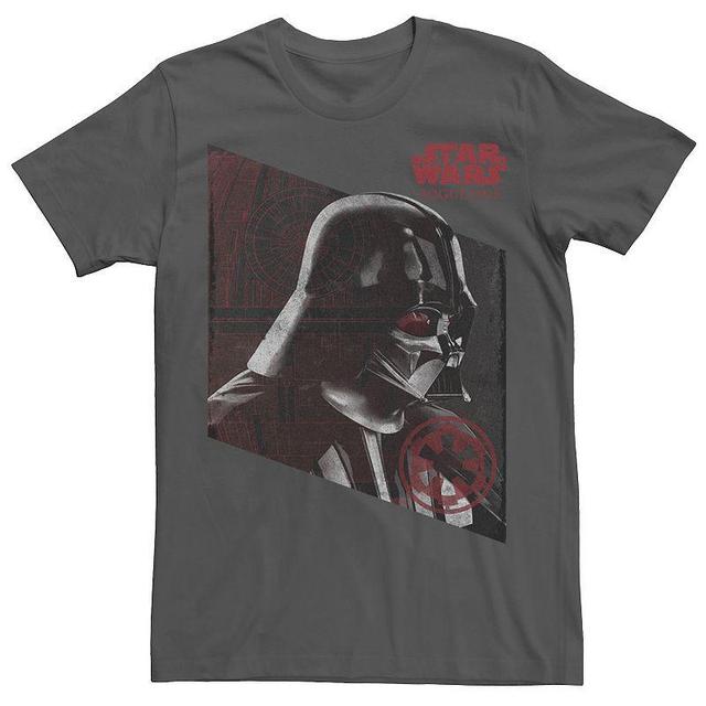 Mens Star Wars Rogue One Darth Vader Dark Banner Tee Grey Product Image