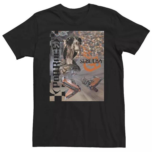 Big & Tall Star Wars Sebulba Pod Racing Poster Tee, Mens Product Image