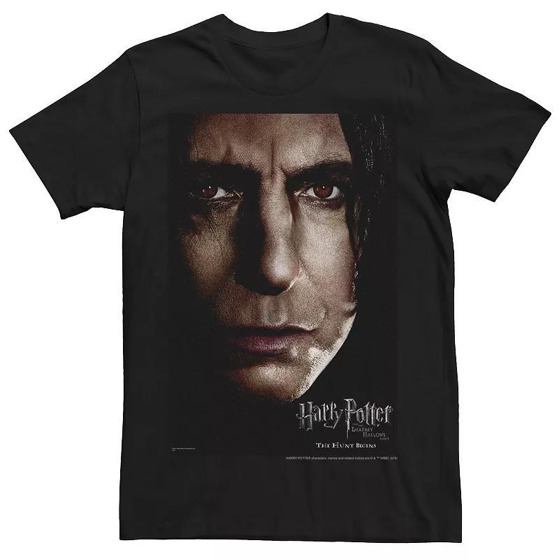 Mens Harry Potter Deathly Hallows Snape Poster Graphic Tee Product Image