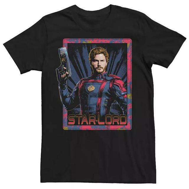 Mens Marvel Spider-Man Action Portrait Logo Tee Black Product Image