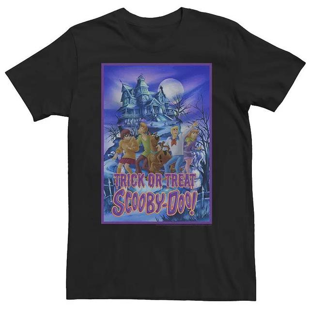 Big & Tall Scooby-Doo Trick Or Treat Mystery Gang Poster Tee, Mens Product Image