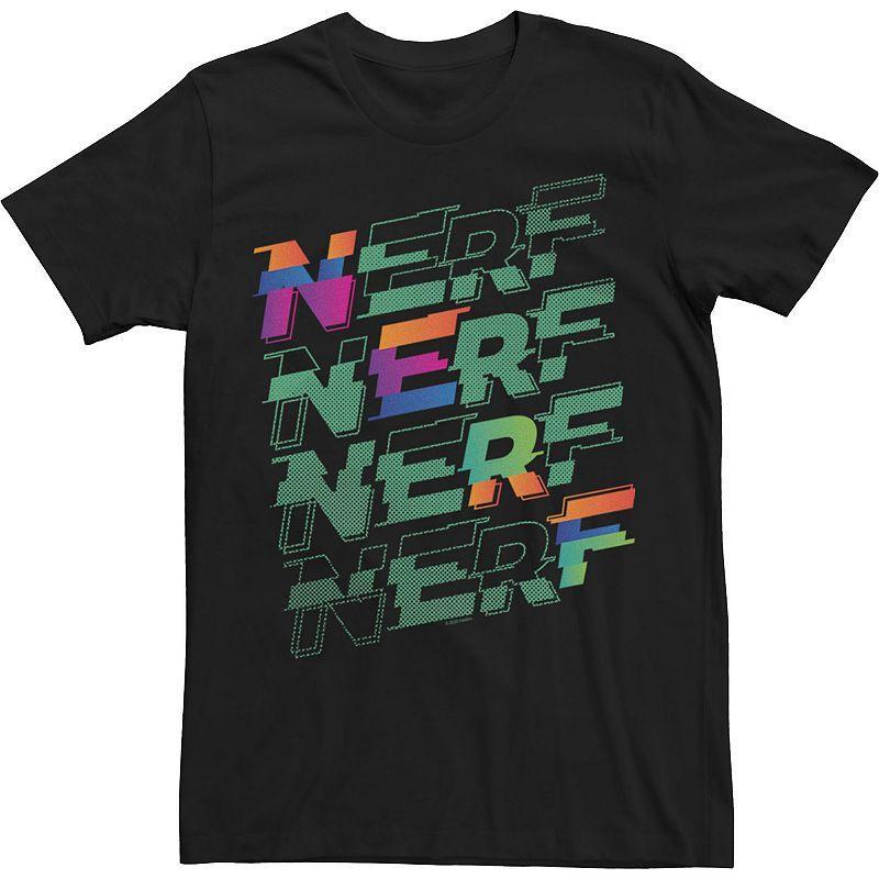 Mens Nerf Glitch Logo Stack Tee Product Image