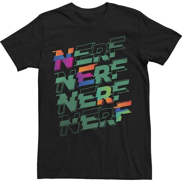 Mens Nerf Glitch Logo Stack Tee Product Image