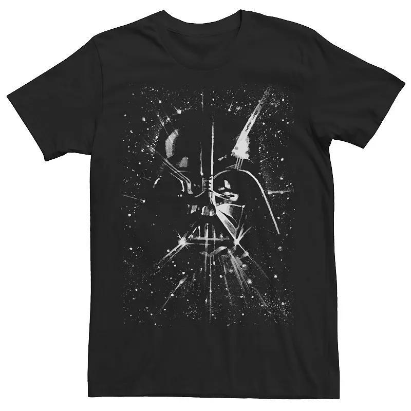 Mens Star Wars Darth Vader Helmet In Space Tee Product Image