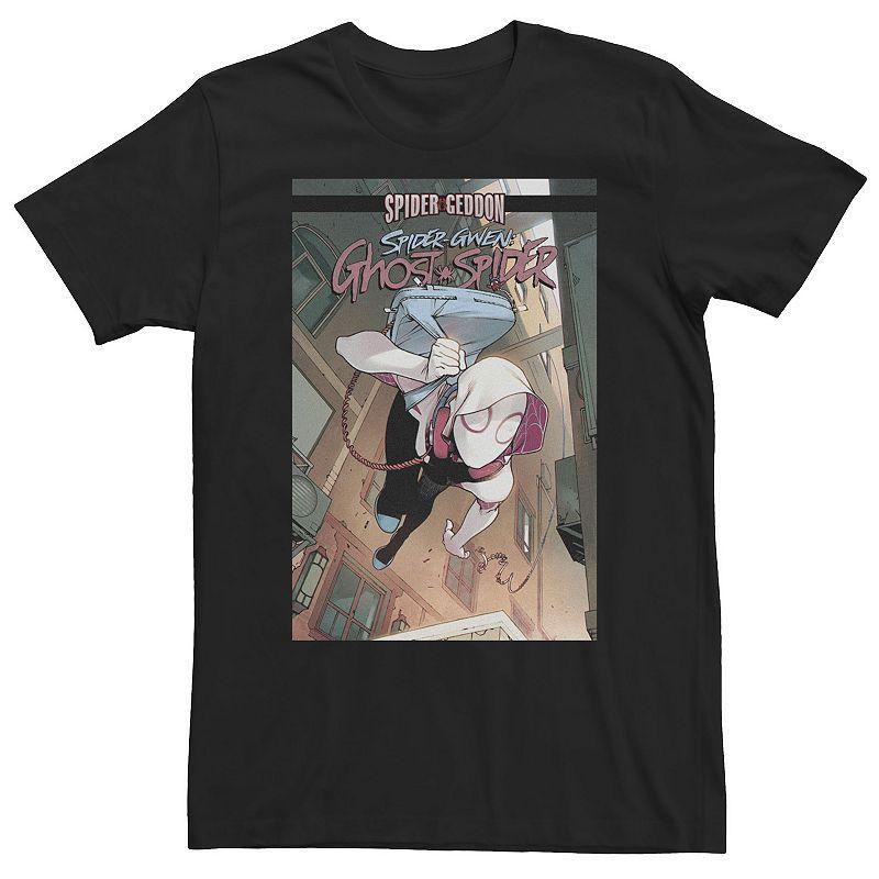 Big & Tall Marvel Spider-Gwen Ghost Spider Comic Cover Tee, Mens Product Image