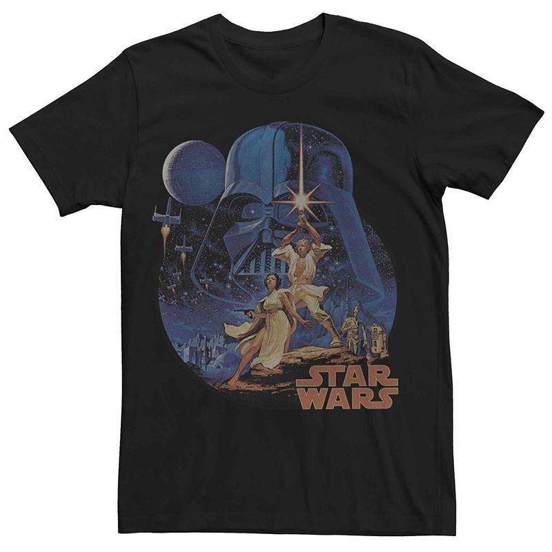 Mens Star Wars Retro Poster Tee Product Image