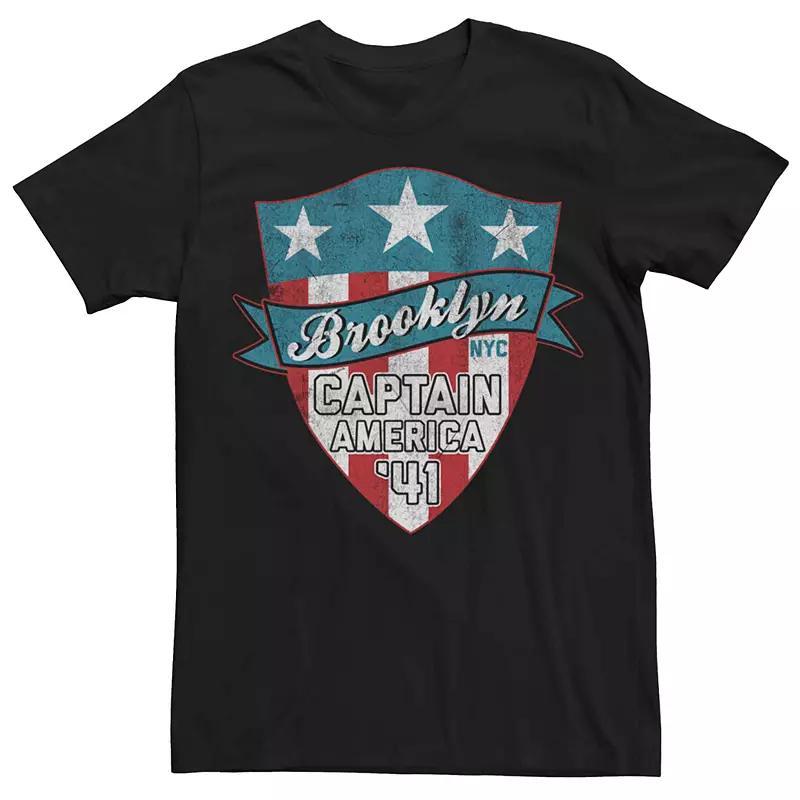 Mens Marvel Captain America Brooklyn 41 Logo Tee Product Image