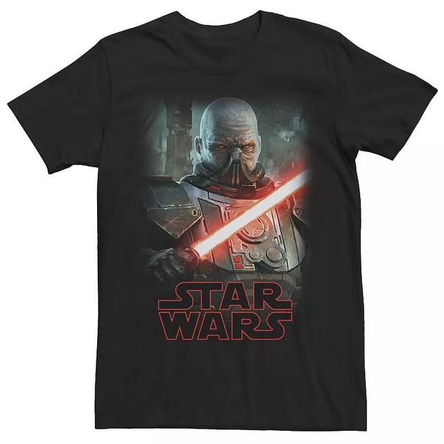 Mens Star Wars Darth Malgus Lightsaber Portrait Logo Tee Product Image