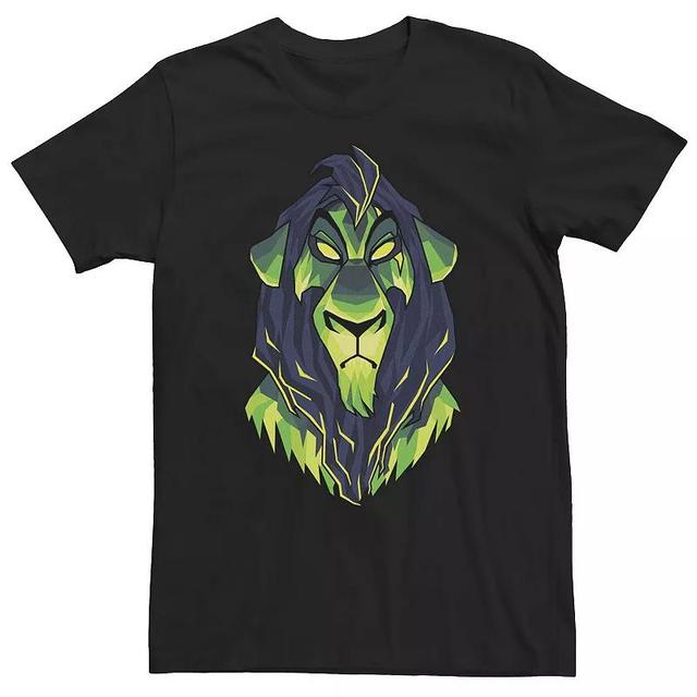 Big & Tall Disney The Lion King Scar Green Tee, Mens Product Image