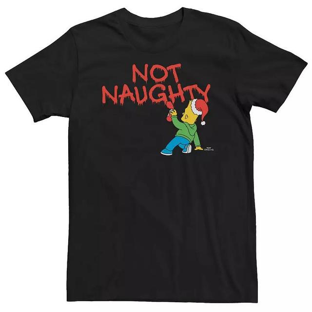 Mens The Simpsons Happy Holidays From Bart Tee Product Image