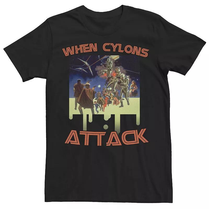 Mens Battlestar Galactica When Cylons Attack Tee Product Image