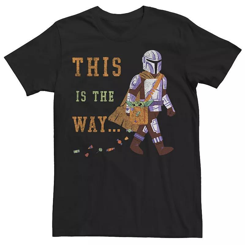 Mens Star Wars The Mandalorian This Is The Way Trick Or Treat Tee, Boys Product Image