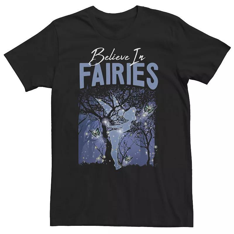 Big & Tall Disney Peter Pan Tinker Bell Believe In Fairies Tee, Mens Product Image