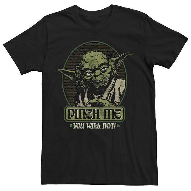 Mens Star Wars Yoda Pinch Me You Will Not Short Sleeve Tee Product Image