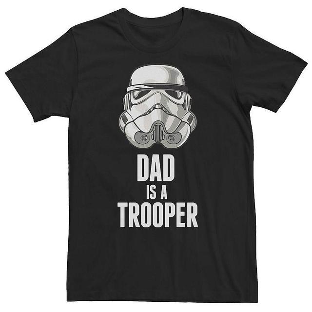 Big & Tall Star Wars Stormtrooper Dad Is A Trooper Tee, Mens Product Image