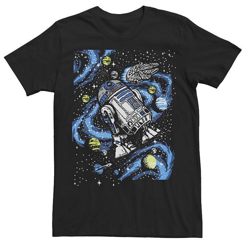 Mens Star Wars R2-D2 Floating In Space Tee Product Image