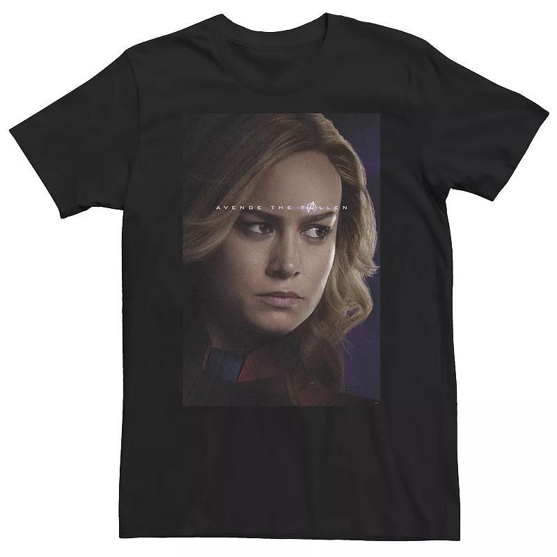 Big & Tall Marvel Avengers Endgame Captain Marvel What Ever It Takes Poster Tee, Mens Product Image