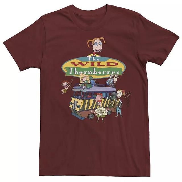 Boys 8-20 Nickelodeon The Wild Thornberrys Family RV Logo Tee, Mens Athletic Grey Product Image