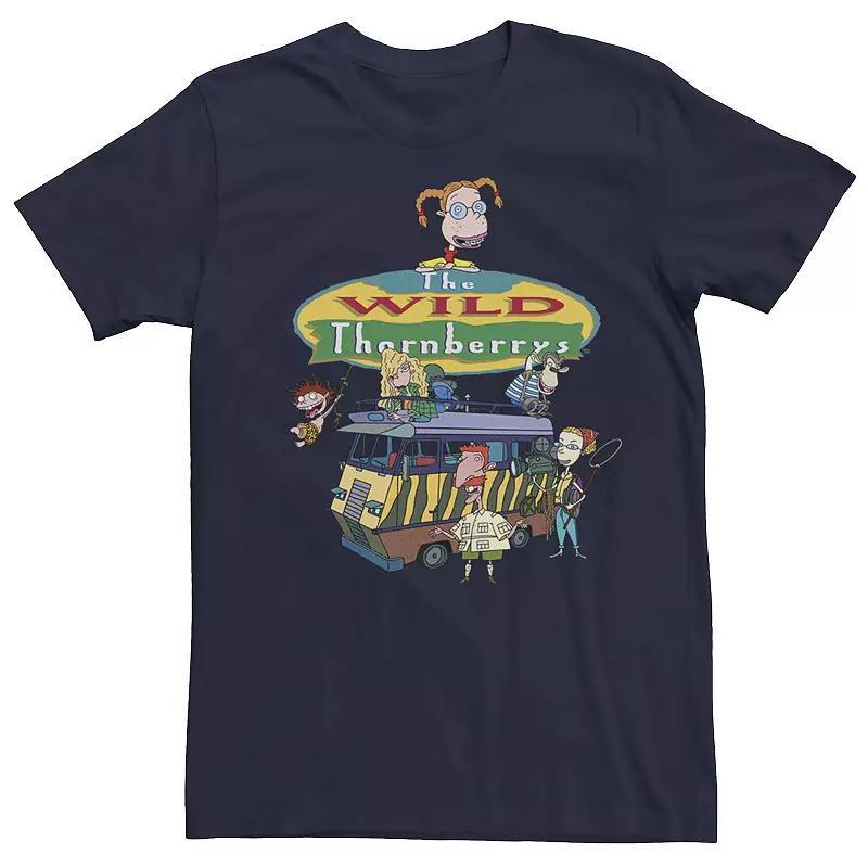 Boys 8-20 Nickelodeon The Wild Thornberrys Family RV Logo Tee, Mens Athletic Grey Product Image