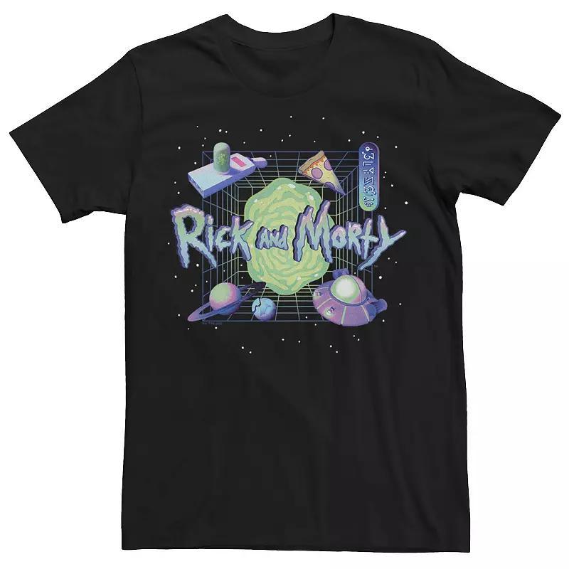 Mens Rick And Morty Pizza Galactic Tee Product Image