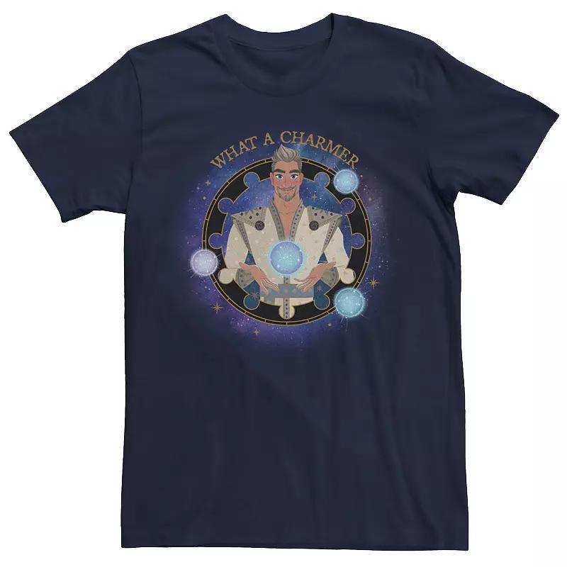 Mens Minimal Solar System Graphic Tee Med Blue Product Image