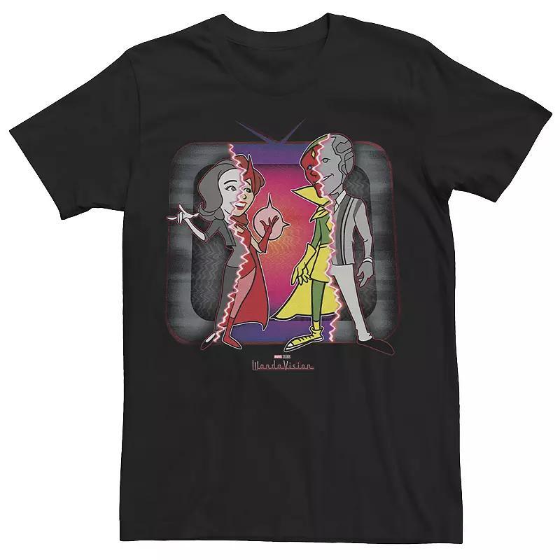 Mens Marvel Wandavision Secrets Tee Black Product Image