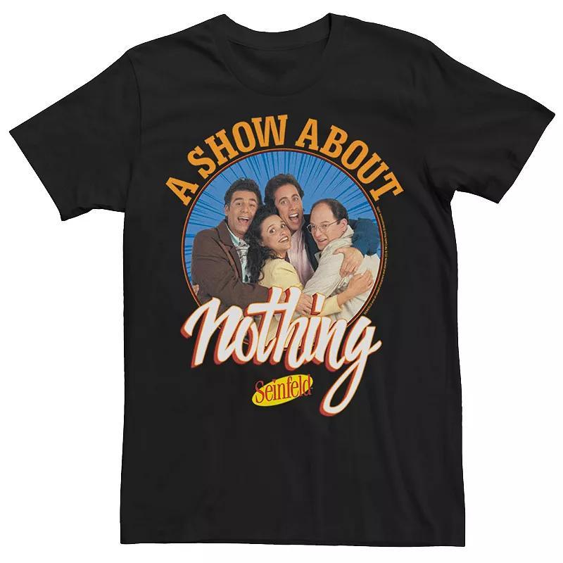 Mens Seinfeld A Show About Nothing Circle Portrait Tee Product Image