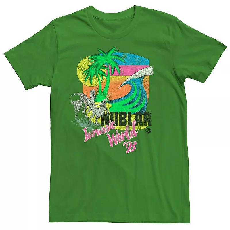 Mens Jurassic World Isla Nublar Raptor Beach Graphic Tee Product Image