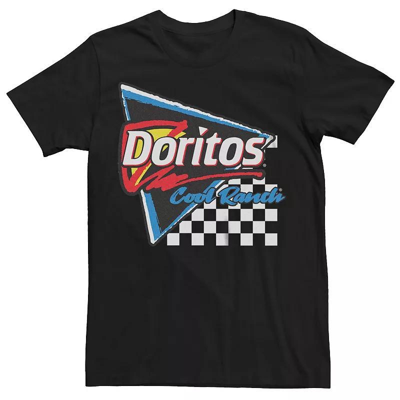 Mens Doritos Cool Ranch Racing Flag Triangle Tee Product Image