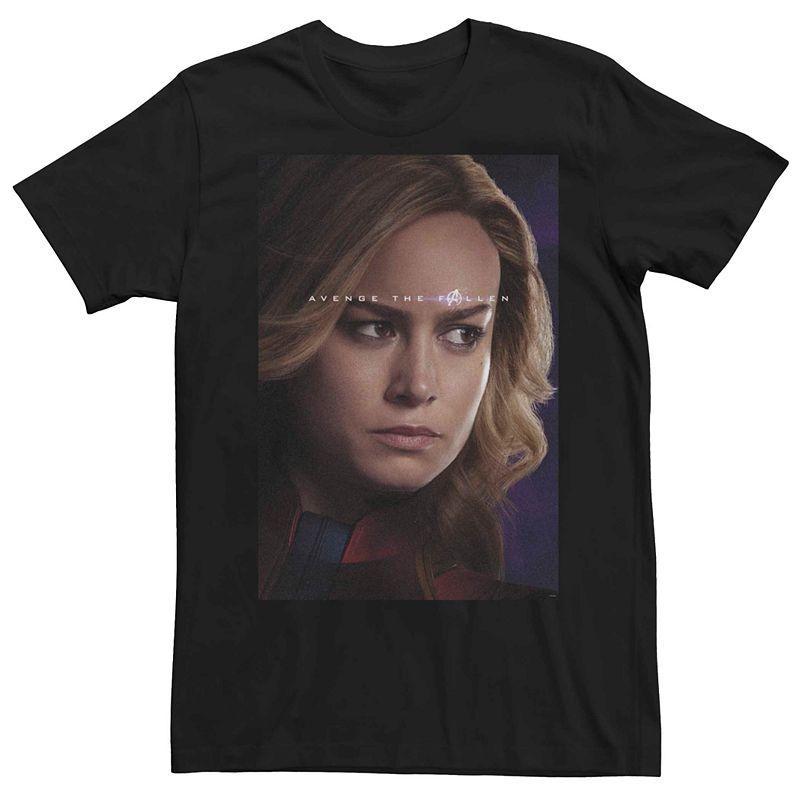 Mens Marvel Captain Marvel Avenge The Fallen Portrait Tee Product Image