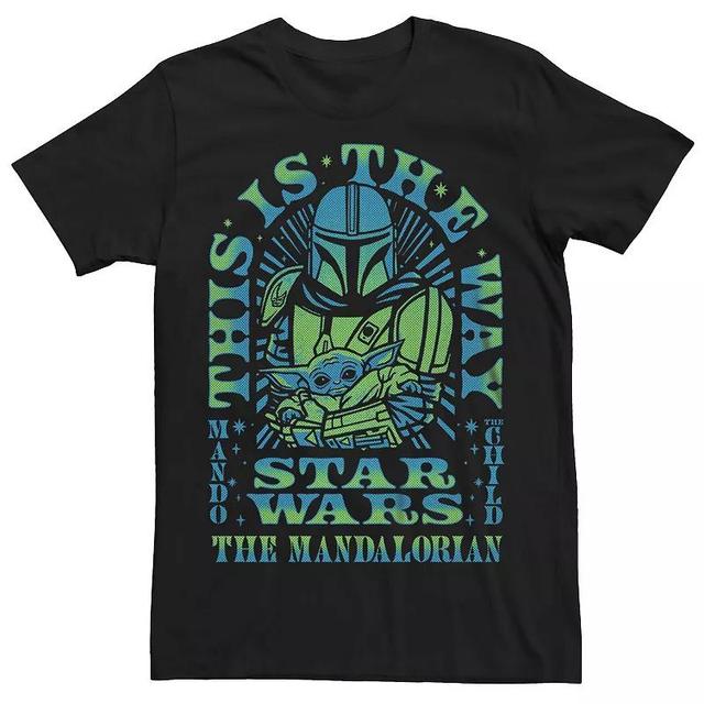 Mens Star Wars The Mandalorian Din Djarin Grogu This is the Way Bohemian Graphic Tee Product Image