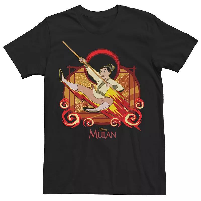 Disneys Mulan Yelling Jump Raging Fire Mens Tee Product Image