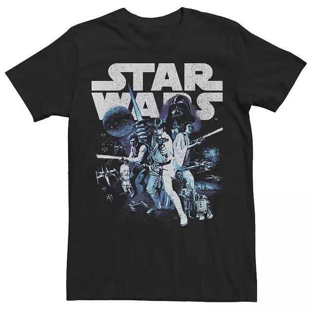 Mens Star Wars Vintage Movie Poster Tee Product Image