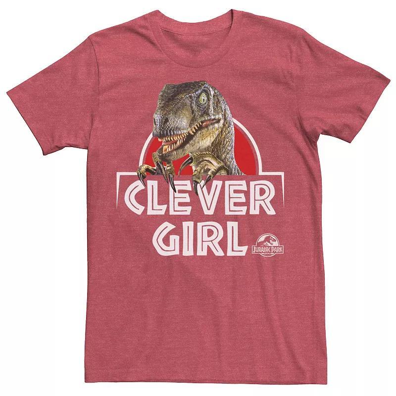 Mens Jurassic Park Velociraptor Real Clever Tee Product Image