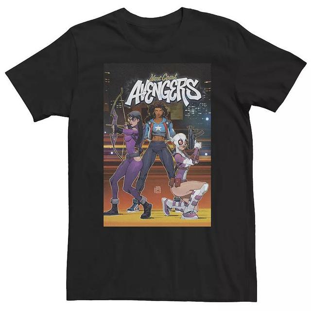 Big & Tall Marvel Comixology West Coast Avengers #8 Comic Book Cover Tee, Mens Product Image