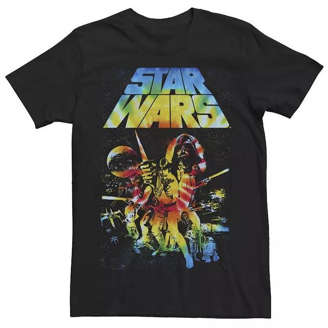 Mens Star Wars Tie-Dye Space Cowboy Tee Product Image