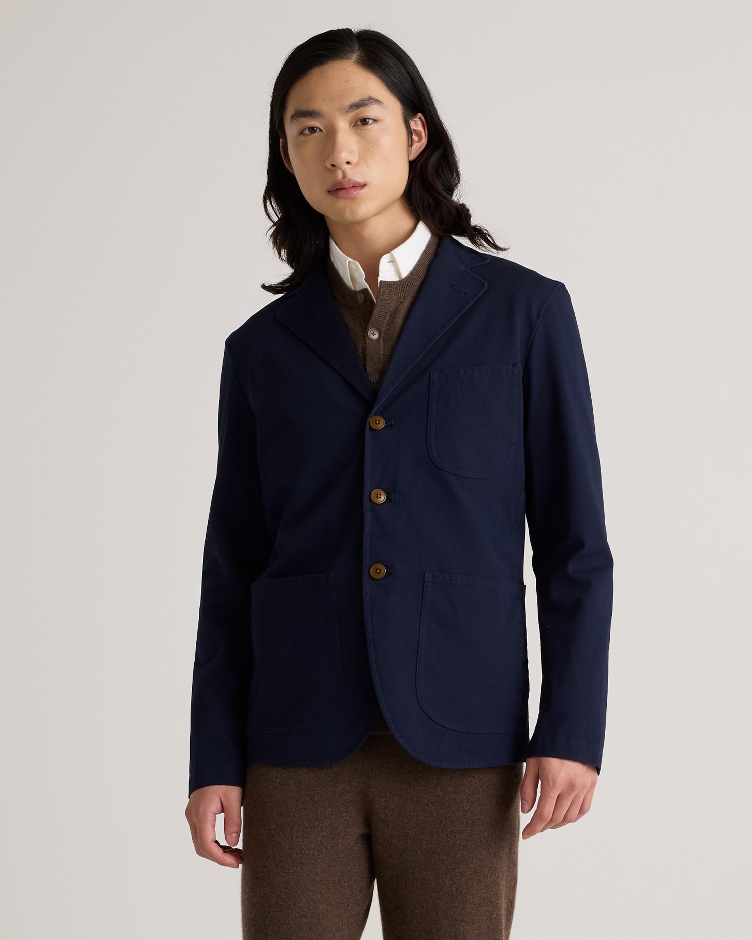 Organic Cotton Stretch Blazer Product Image