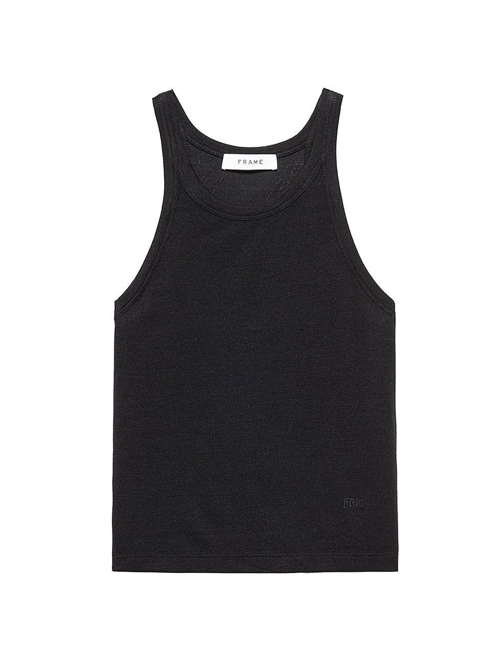 Womens Rib-Knit Racerback Tank Product Image