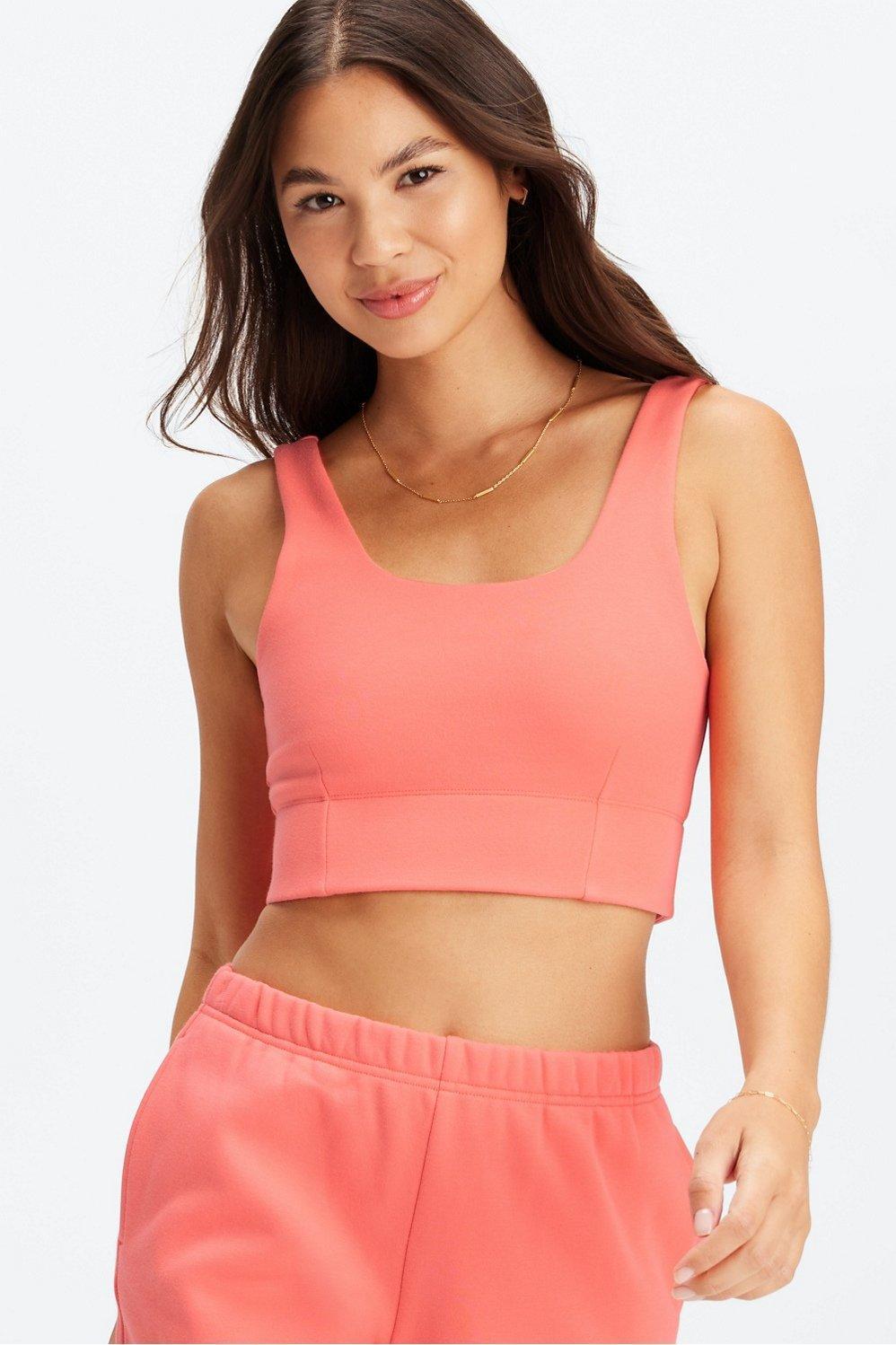 Fabletics Autumn Low Impact Sports Bra Womens pink plus Size 2X Product Image