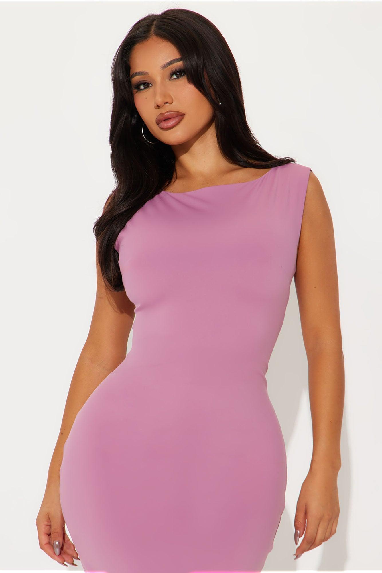 Hidden Gem Sculpt Midi Dress - Terracotta Product Image