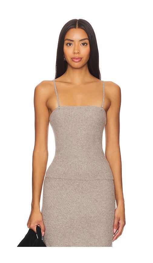 Wool Cashmere Ribbed Convertible Cami Product Image