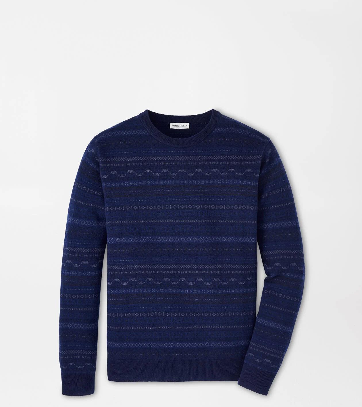 Midnight Fairisle Crewneck Sweater Product Image