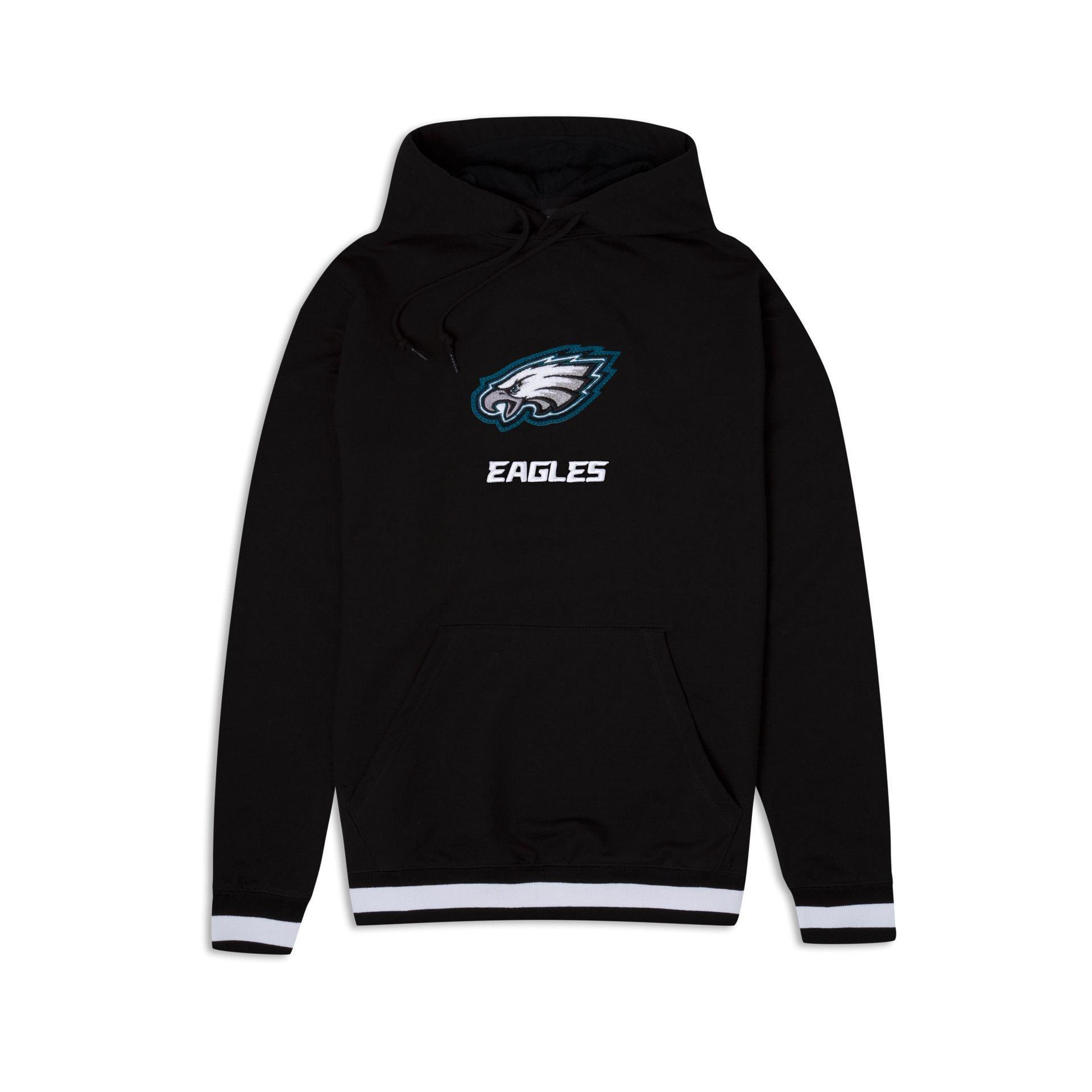 Philadelphia Eagles Logo Select Black Hoodie Male Product Image