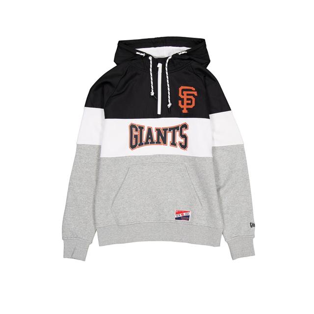 San Francisco Giants Throwback Color Block Hoodie Male Product Image